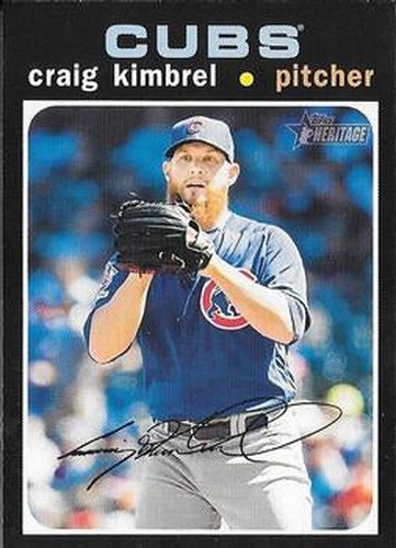 #194 Craig Kimbrel - Chicago Cubs - 2020 Topps Heritage Baseball