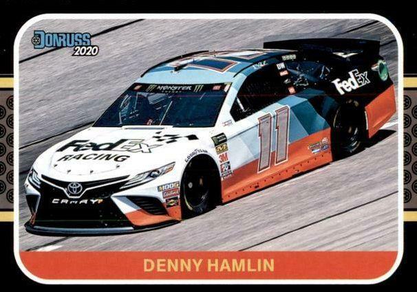 #194 Denny Hamlin - Joe Gibbs Racing - 2020 Donruss Racing
