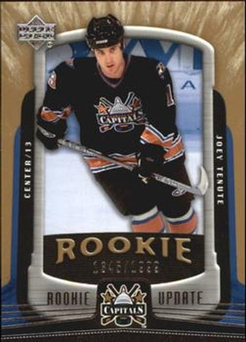 #194 Joey Tenute - Washington Capitals - 2005-06 Upper Deck Rookie Update Hockey