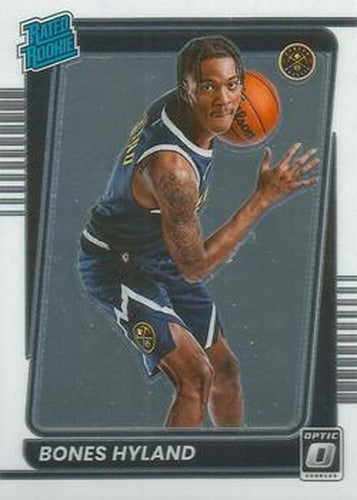#194 Bones Hyland - Denver Nuggets - 2021-22 Donruss Optic Basketball