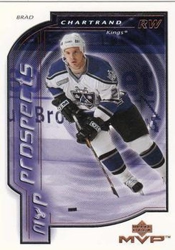 #194 Brad Chartrand - Los Angeles Kings - 2000-01 Upper Deck MVP Hockey