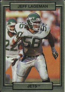 #194 Jeff Lageman - New York Jets - 1990 Action Packed Football
