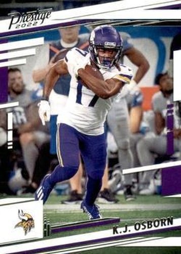 #194 K.J. Osborn - Minnesota Vikings - 2022 Panini Prestige Football