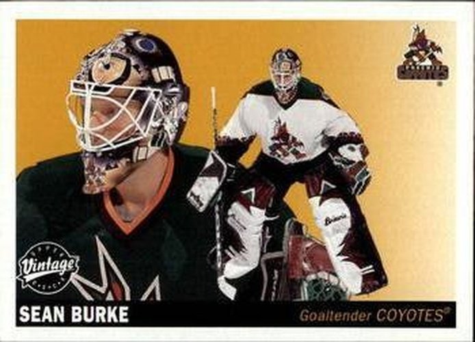 #194 Sean Burke - Phoenix Coyotes - 2002-03 Upper Deck Vintage Hockey