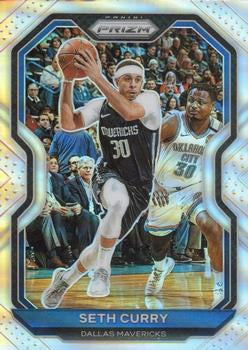 #194 Seth Curry - Dallas Mavericks - 2020-21 Panini Prizm - Silver Prizms Basketball