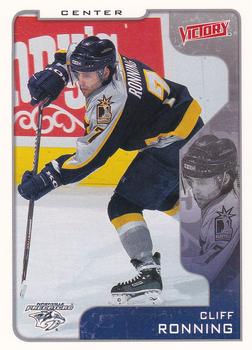 #194 Cliff Ronning - Nashville Predators - 2001-02 Upper Deck Victory Hockey