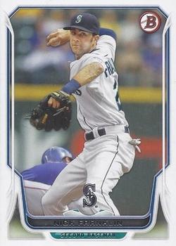 #195 Nick Franklin - Seattle Mariners - 2014 Bowman Baseball
