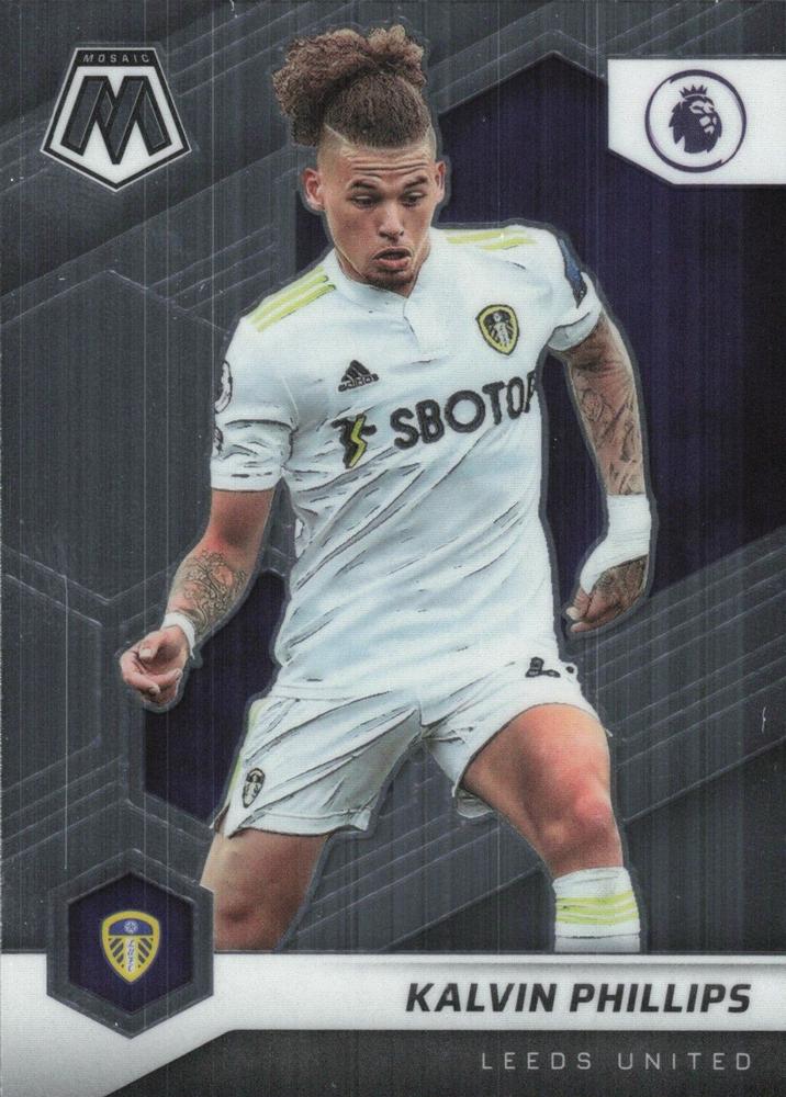 #195 Kalvin Phillips - Leeds United - 2021-22 Panini Mosaic Premier League Soccer