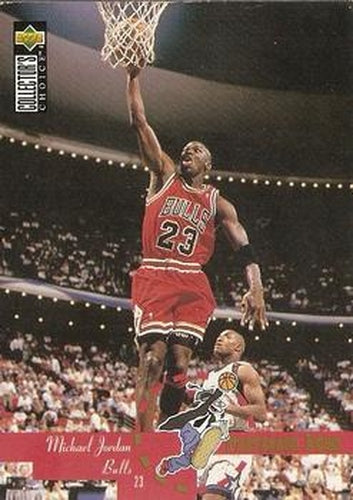 #195 Michael Jordan - Chicago Bulls - 1995-96 Collector's Choice Basketball