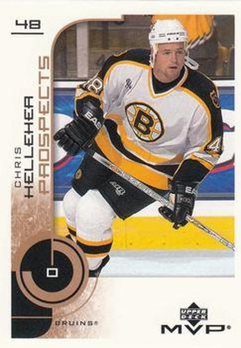 #195 Chris Kelleher - Boston Bruins - 2002-03 Upper Deck MVP Hockey