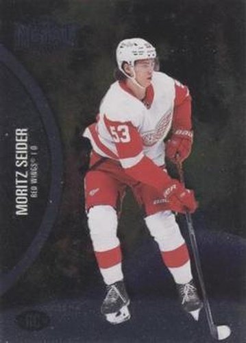 #195 Moritz Seider - Detroit Red Wings - 2021-22 Skybox Metal Universe Hockey