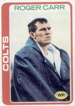 #195 Roger Carr - Baltimore Colts - 1978 Topps Football