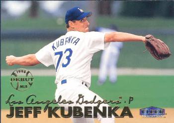 #195 Jeff Kubenka - Los Angeles Dodgers - 1999 Fleer Tradition Baseball