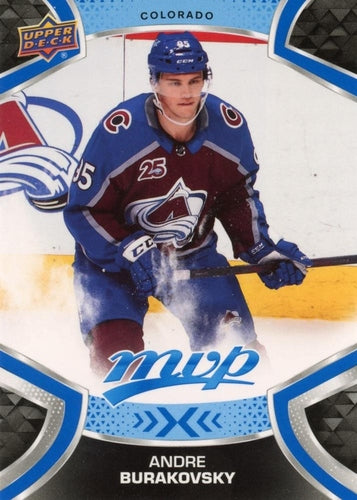 #195 Andre Burakovsky - Colorado Avalanche - 2021-22 Upper Deck MVP - Blue Hockey