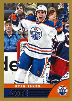 #195 Ryan Jones - Edmonton Oilers - 2013-14 Score - Gold Hockey