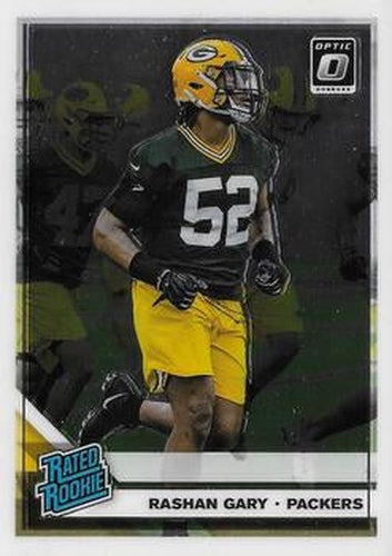 #195 Rashan Gary - Green Bay Packers - 2019 Donruss Optic Football