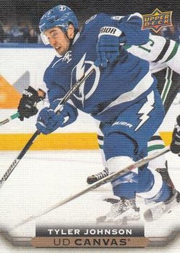 #C196 Tyler Johnson - Tampa Bay Lightning - 2015-16 Upper Deck - UD Canvas Hockey