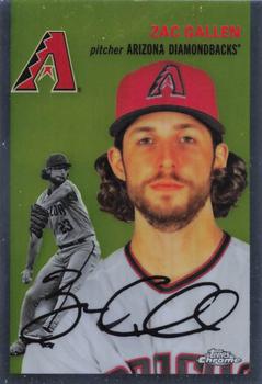 #196 Zac Gallen - Arizona Diamondbacks - 2023 Topps Chrome Platinum Anniversary Baseball