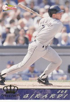 #196 Joe Girardi - Colorado Rockies - 1994 Pacific Baseball