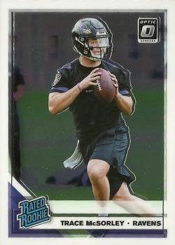 #196 Trace McSorley - Baltimore Ravens - 2019 Donruss Optic Football