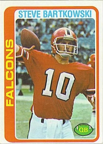 #196 Steve Bartkowski - Atlanta Falcons - 1978 Topps Football