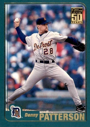 #196 Danny Patterson - Detroit Tigers - 2001 Topps Baseball