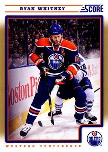 #196 Ryan Whitney - Edmonton Oilers - 2012-13 Score - Gold Rush Hockey