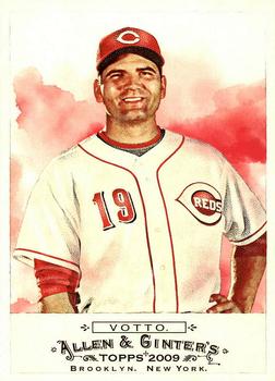 #196 Joey Votto - Cincinnati Reds - 2009 Topps Allen & Ginter Baseball