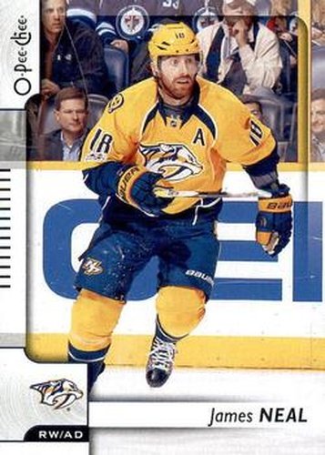#196 James Neal - Nashville Predators - 2017-18 O-Pee-Chee Hockey