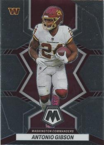 #196 Antonio Gibson - Washington Commanders - 2022 Panini Mosaic Football