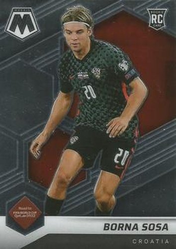 #196 Borna Sosa - Croatia - 2021-22 Panini Mosaic Road to FIFA World Cup Soccer