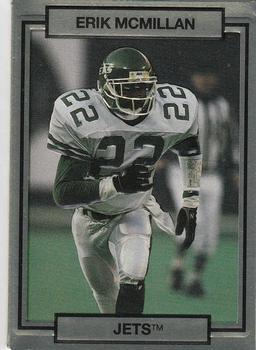 #196 Erik McMillan - New York Jets - 1990 Action Packed Football