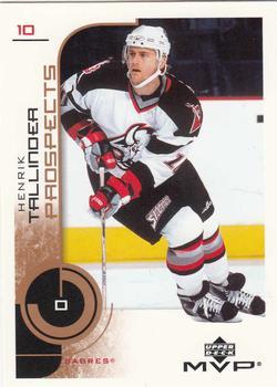 #196 Henrik Tallinder - Buffalo Sabres - 2002-03 Upper Deck MVP Hockey