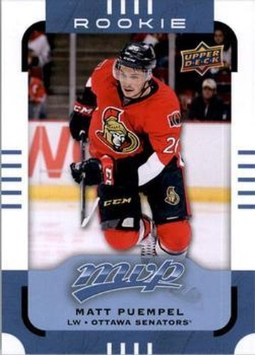 #196 Matt Puempel - Ottawa Senators - 2015-16 Upper Deck MVP Hockey