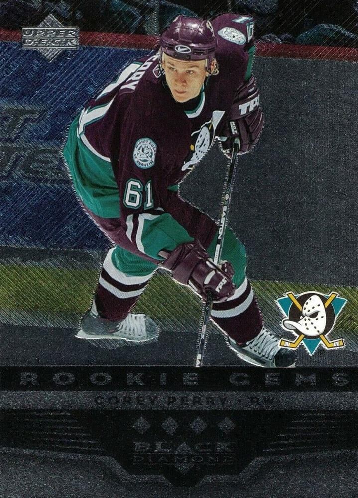 #196 Corey Perry - Anaheim Mighty Ducks - 2005-06 Upper Deck Black Diamond Hockey