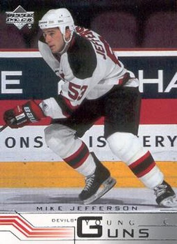 #196 Mike Jefferson - New Jersey Devils - 2001-02 Upper Deck Hockey