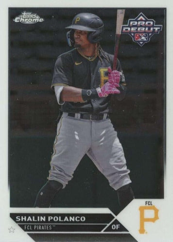 #PDC-196 Shalin Polanco - FCL Pirates - 2023 Topps Pro Debut - Chrome Baseball