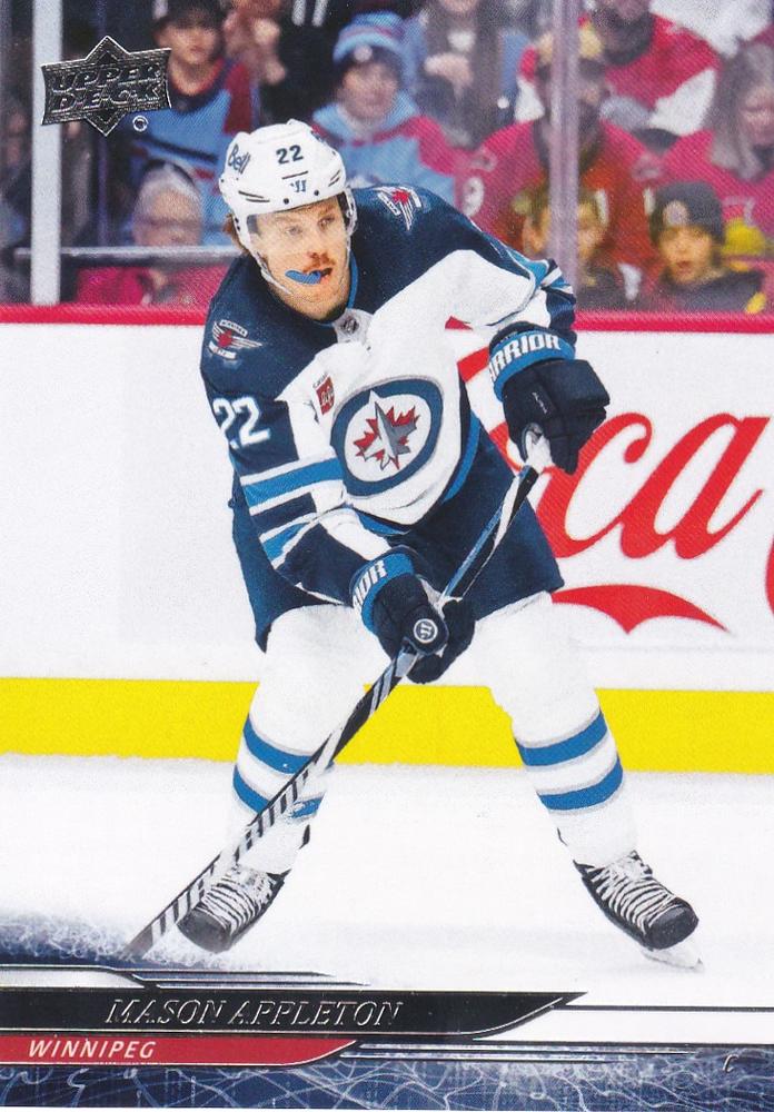 #196 Mason Appleton - Winnipeg Jets - 2024-25 Upper Deck Hockey