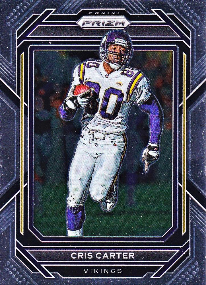 #196 Cris Carter - Minnesota Vikings - 2022 Panini Prizm Football