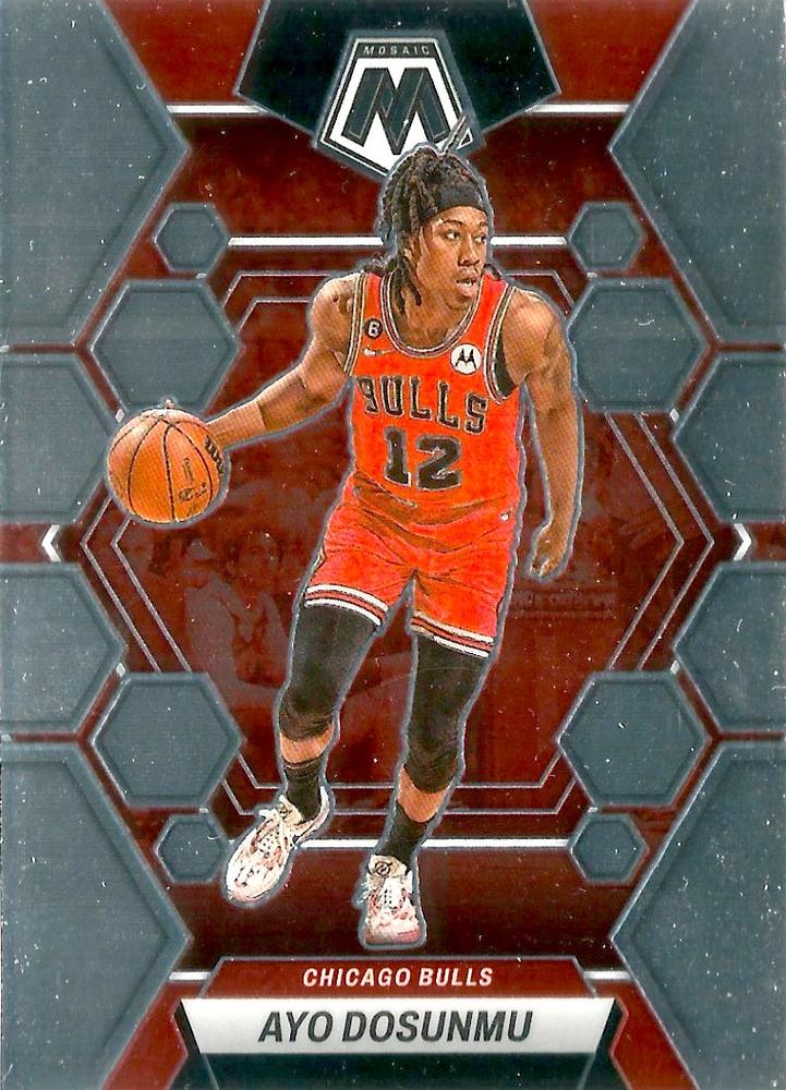 #197 Ayo Dosunmu - Chicago Bulls - 2022-23 Panini Mosaic Basketball