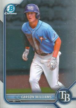 #BCP-197 Carson Williams - Tampa Bay Rays - 2022 Bowman - Chrome Prospects Baseball
