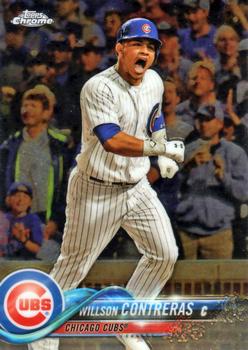 #197 Willson Contreras - Chicago Cubs - 2018 Topps Chrome Baseball