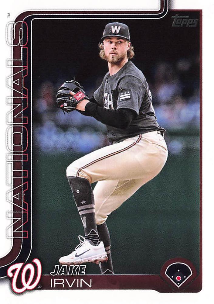 #197 Jake Irvin - Washington Nationals - 2025 Topps Baseball