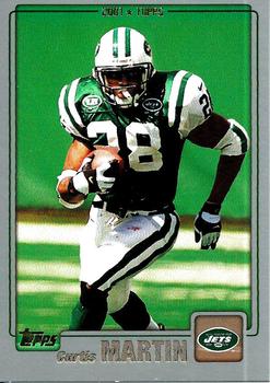 #197 Curtis Martin - New York Jets - 2001 Topps Football