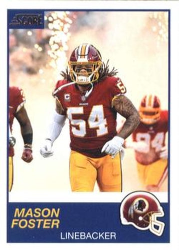 #197 Mason Foster - Washington Redskins - 2019 Score Football