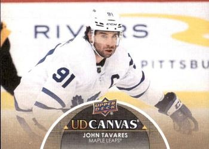 #C197 John Tavares - Toronto Maple Leafs - 2021-22 Upper Deck - UD Canvas Hockey