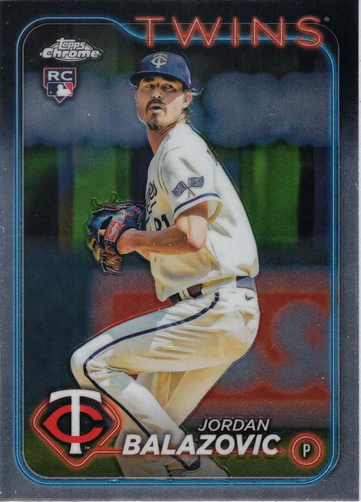 #198 Jordan Balazovic - Minnesota Twins - 2024 Topps Chrome Baseball
