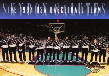 #198 The 1994 USA Basketball Team - USA - 1994-95 SkyBox Premium Basketball