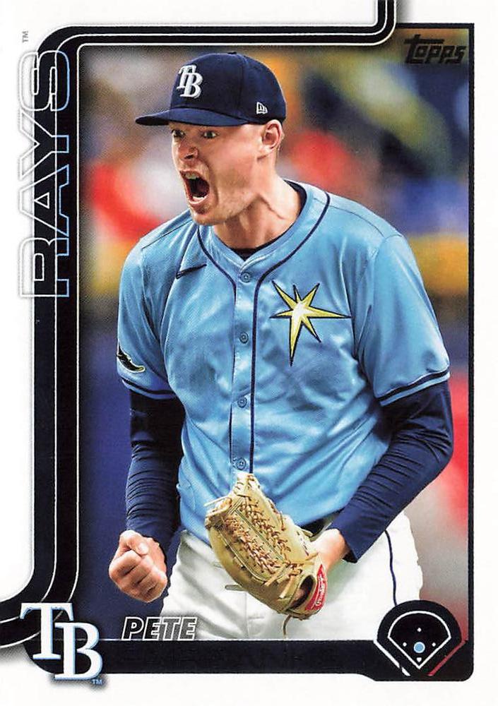 #198 Pete Fairbanks - Tampa Bay Rays - 2025 Topps Baseball