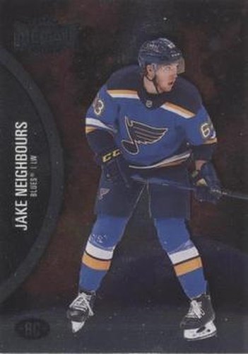 #198 Jake Neighbours - St. Louis Blues - 2021-22 Skybox Metal Universe Hockey